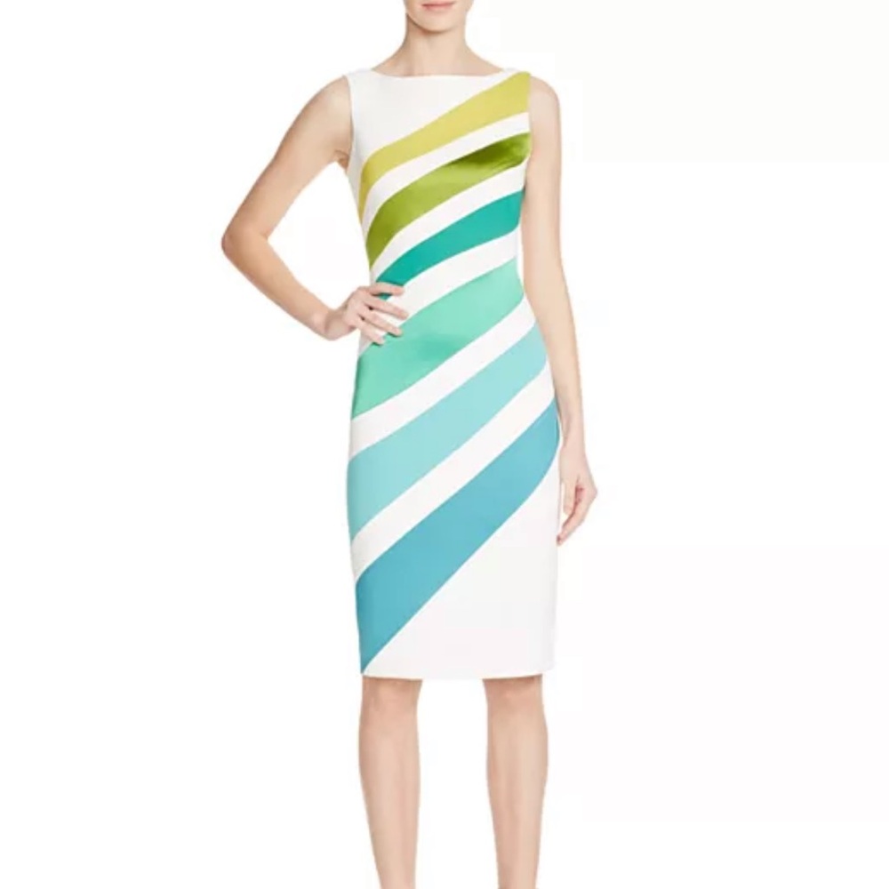 Karen Millen Ombré Striped Sleeveless Dress. Worn once.